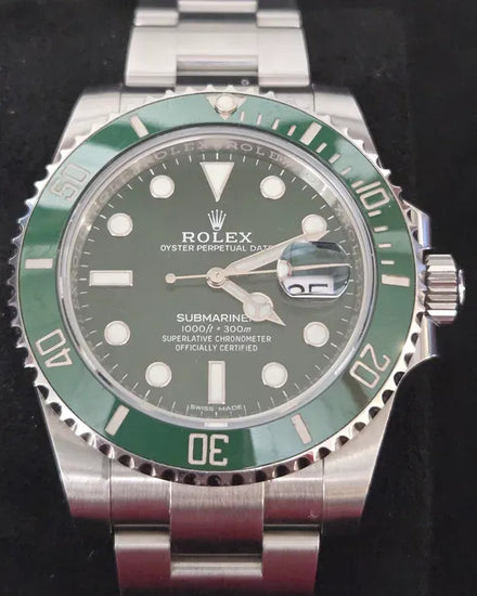 2017 Rolex Submariner Date "Hulk" 40MM Green Dial Oyster Bracelet (116610LV)