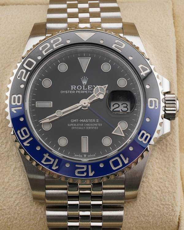 2019 Rolex GMT-Master II "Batgirl" 40MM Black Dial Jubilee Bracelet (126710BLNR)