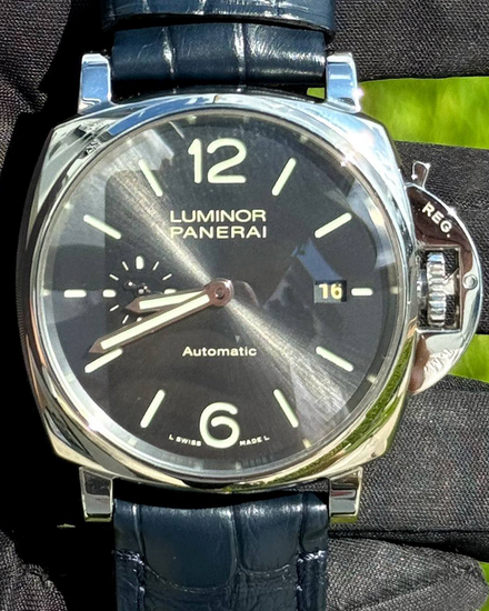 2019 Panerai Luminor Due 42MM Grey Dial Leather Strap (PAM00904)