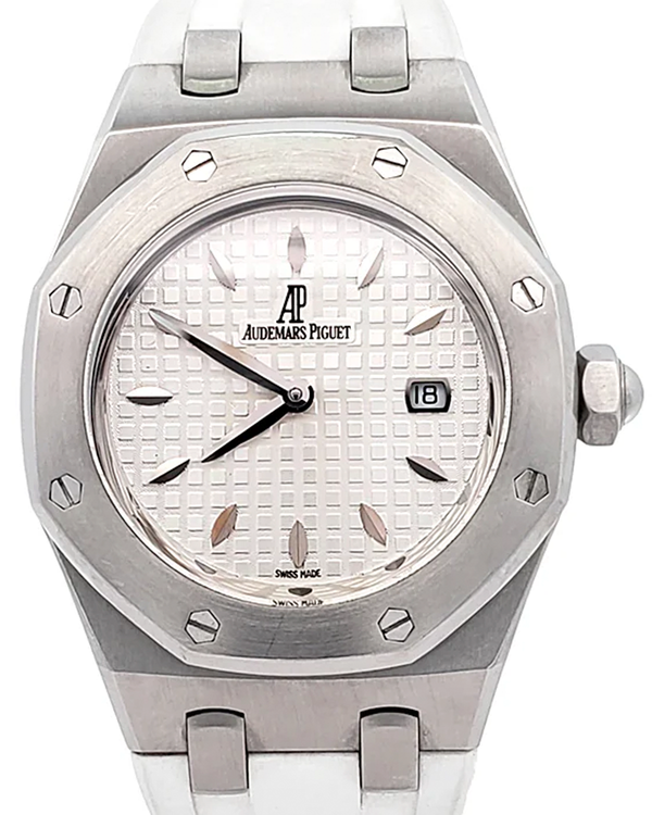 Audemars Piguet Royal Oak 33MM Silver Dial Rubber Strap (67600ST)