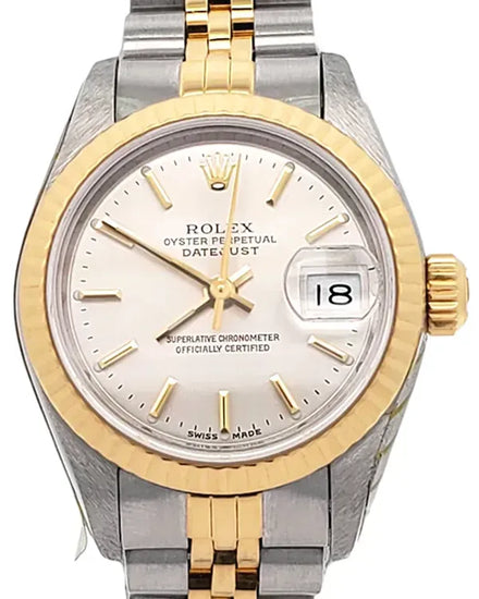 Rolex Lady-Datejust 26MM Champagne Dial Two-Tone Jubilee Bracelet (69173)