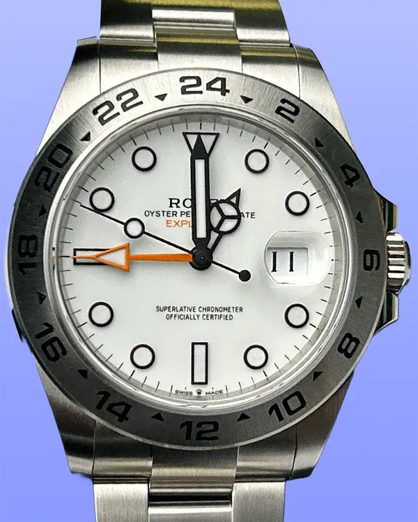 2025 Rolex Explorer II "Polar" 42MM White Dial Oyster Bracelet (226570)