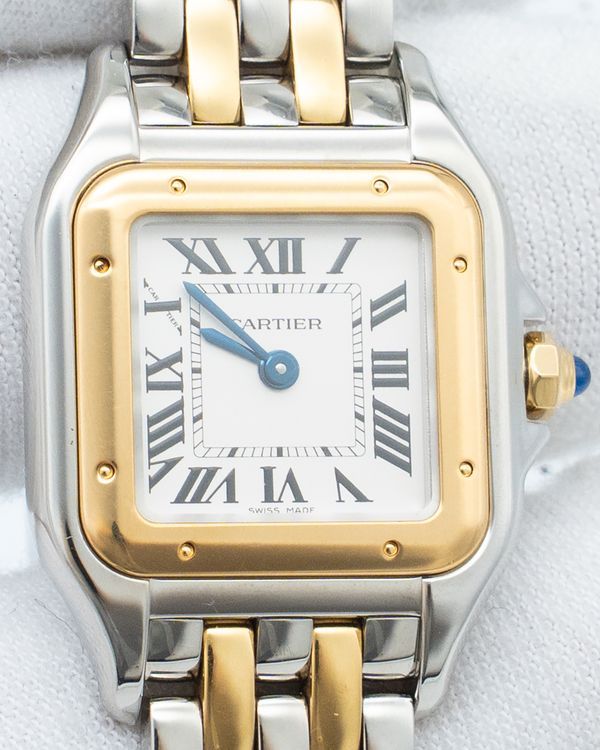 2023 Cartier Panthère De Cartier 22MM Quartz Silver Dial Two-Tone Bracelet (W2PN0006)
