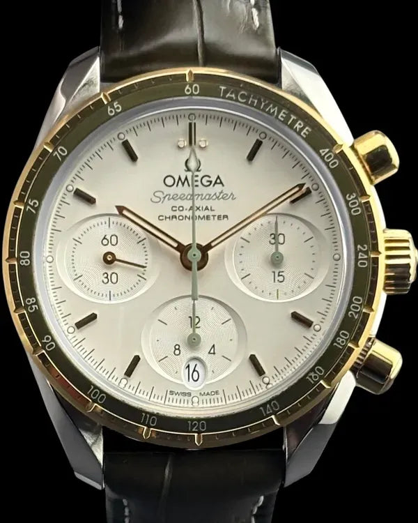 2023 Omega Speedmaster 38MM Silver Dial Leather Strap (324.23.38.50.02.001)