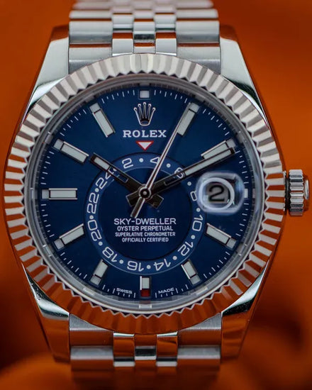 2024 Rolex Sky-Dweller 42MM Blue Dial Jubilee Bracelet (326934)