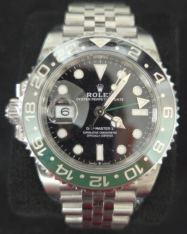 2025 Rolex GMT-Master II "Sprite" 40MM Black Dial Jubilee Bracelet (126720VTNR)
