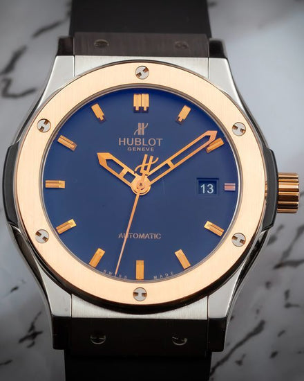 Hublot Classic Fusion 42MM Black Dial Rubber Strap (542.NO.1180.LR)