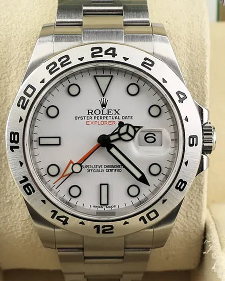 2016 Rolex Explorer II "Polar" 42MM White Dial Oyster Bracelet (216570)