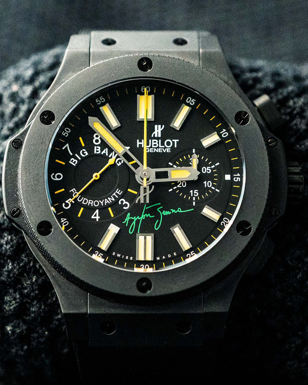 Hublot Big Bang "Ayrton Senna" L.E. 44MM Black Dial Rubber Strap (315.CI.1129.RX.AES09)