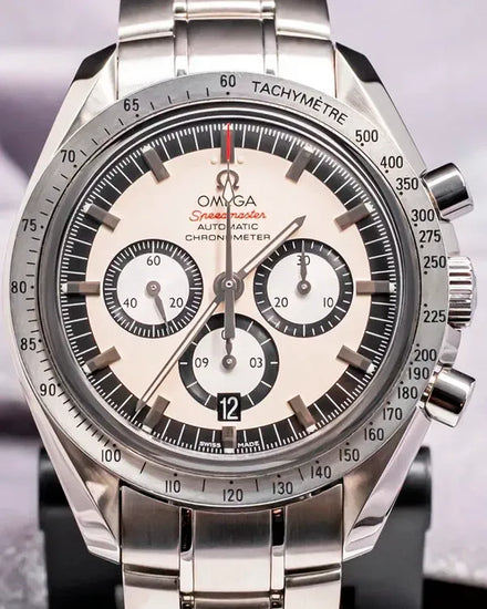 Omega Speedmaster "Michael Schumacher Legend" 42MM White Dial Steel Bracelet (3506.31.00)