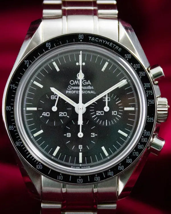2014 Omega Speedmaster Professional Moonwatch 42MM Black Dial Steel Bracelet (3573.50.00)