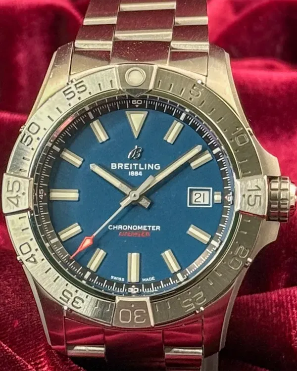2024 Breitling Avenger 42MM Blue Dial Steel Bracelet (A17328101C1A1)