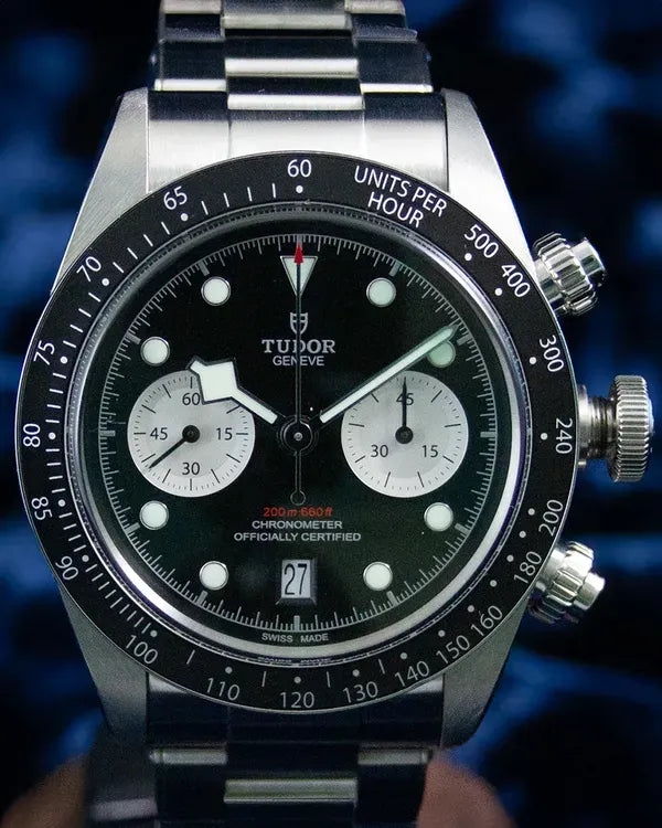 2022 Tudor Black Bay Chrono 41MM Black Dial Steel Bracelet (79360N)