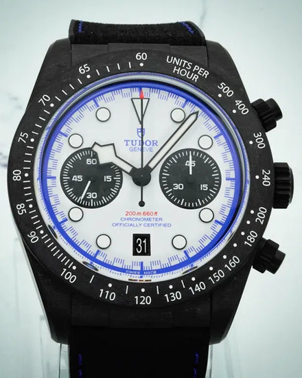 2025 Tudor Black Bay Carbon 25 L.E. 42MM White Dial Rubber Strap (79377KN)