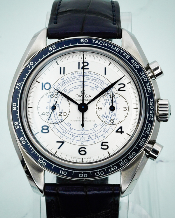 Omega Speedmaster Chronoscope 43MM Silver Dial Leather Strap (329.33.43.51.02.001)