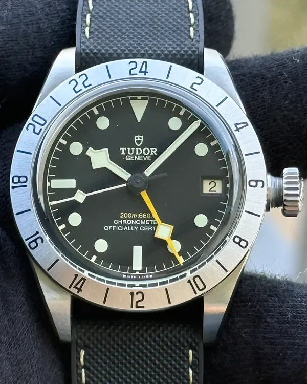2023 Tudor Black Bay Pro GMT 39MM Black Dial Rubber Strap (79470)