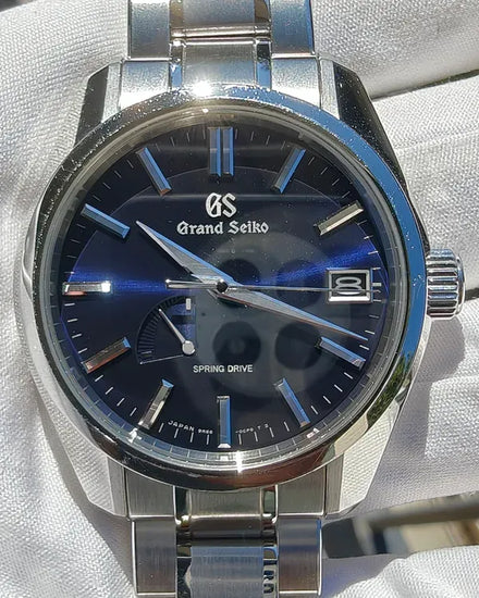 2019 Grand Seiko Heritage 40MM Blue Dial Steel Bracelet (SBGA375)