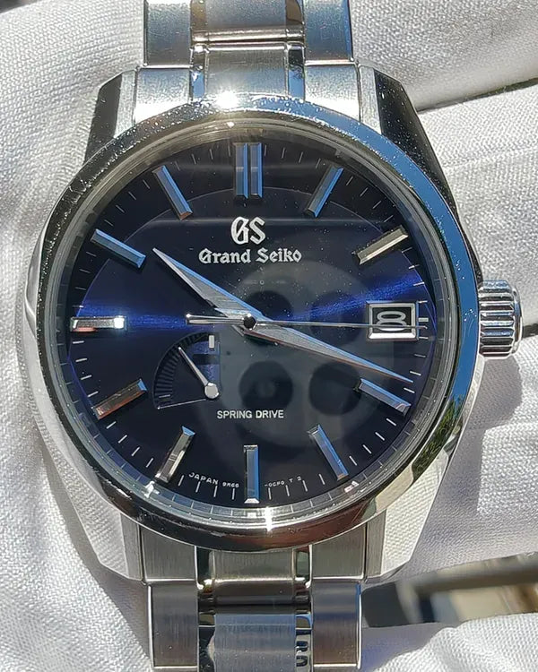 2019 Grand Seiko Heritage 40MM Blue Dial Steel Bracelet (SBGA375)