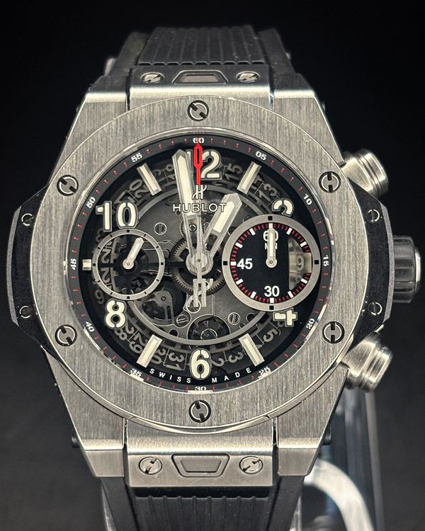 2021 Hublot Big Bang Unico 42MM Skeleton Dial Rubber Strap (441.NX.1170.RX)