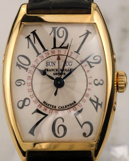 Franck Muller Master Calendar 31MM Silver Dial Leather Strap (2852 MC)