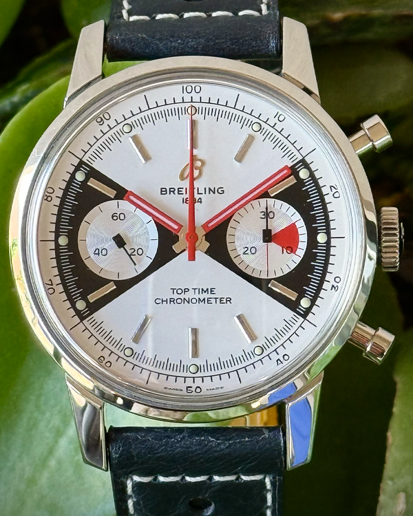 2021 Breitling Top Time 1961 "Zorro" L.E. 41MM White Dial Leather Strap (A23310)