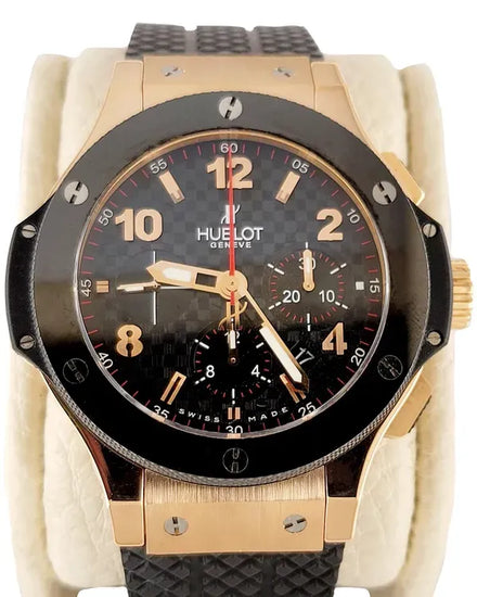 Hublot Big Bang 44MM Carbon Fiber Dial Rubber Strap (301.PB.131.RX)