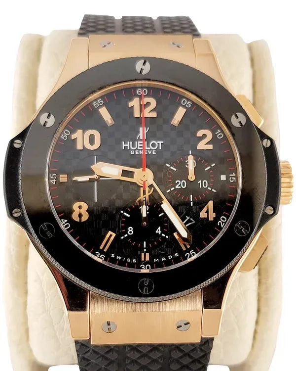 Hublot Big Bang 44MM Carbon Fiber Dial Rubber Strap (301.PB.131.RX)