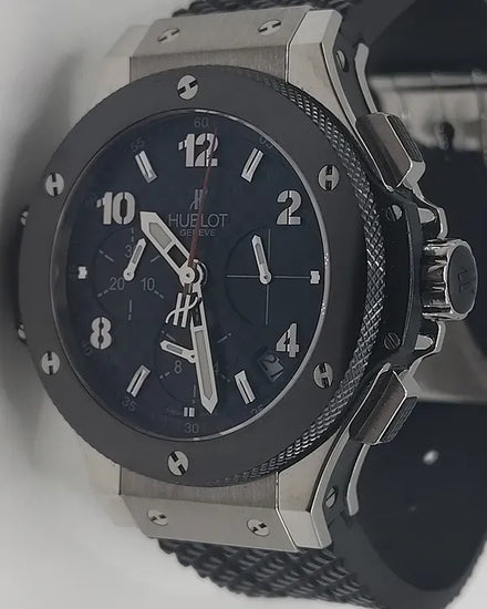 Hublot Big Bang 41MM Carbon Fiber Dial Rubber Strap (342.SB.131.RX)