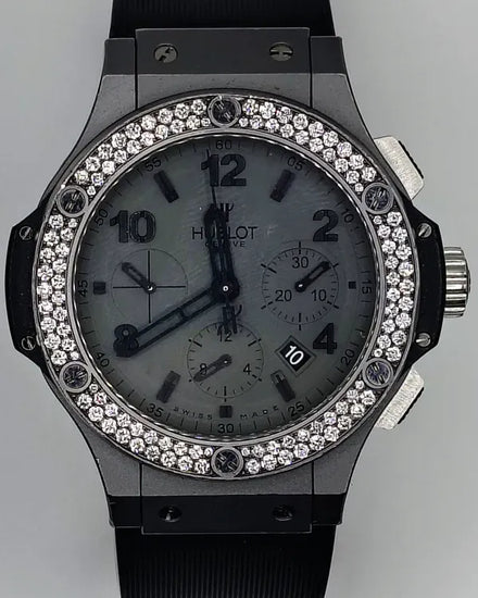 Hublot Big Bang Chronograph 44MM Grey Dial Rubber Strap (301.AI.460.RX.114)