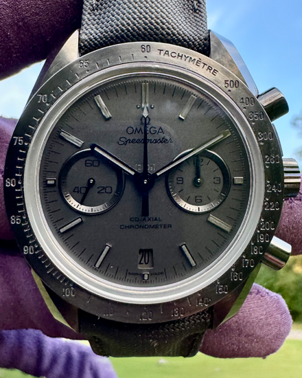 Omega Speedmaster Dark Side of the Moon "Black Black" 44.25MM Black Dial Textile Strap (311.92.44.51.01.005)