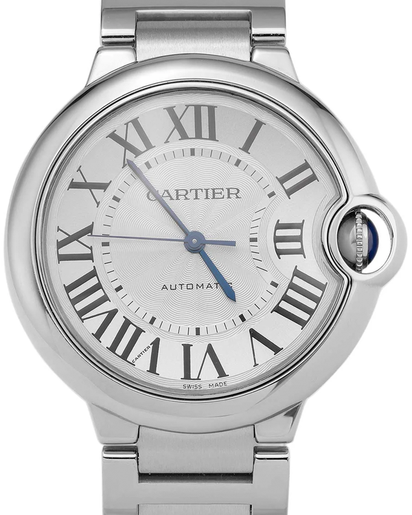 Cartier Ballon Bleu 36MM Silver Dial Steel Bracelet (W6920046)