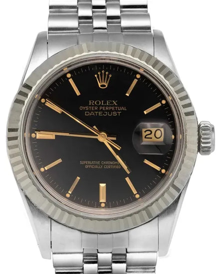 Rolex Datejust 36MM Black Dial Jubilee Bracelet (16013)