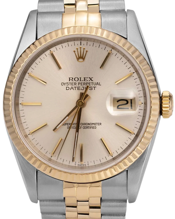 Rolex Datejust 36MM Ivory Dial Two-Tone Jubilee Bracelet (16233)