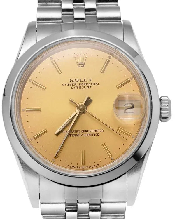 Rolex Datejust  36MM Champagne Dial Jubilee Bracelet (16030)