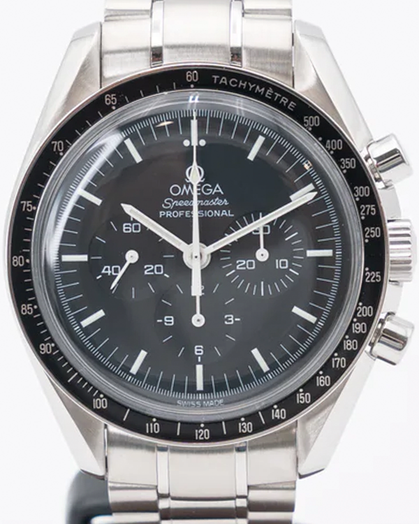 Omega Speedmaster Professional Moonwatch 42MM Black Dial Steel Bracelet (3572.50.00)