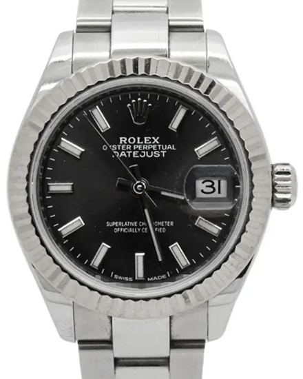 Rolex Lady-Datejust 28MM Slate Dial Oyster Bracelet (279174)