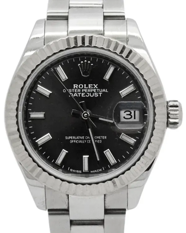 Rolex Lady-Datejust 28MM Slate Dial Oyster Bracelet (279174)