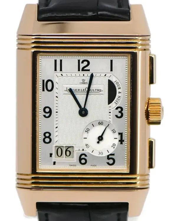 Jaeger-LeCoultre Reverso 240.2.18 30MM Silver Dial Leather Strap (Q3022420)