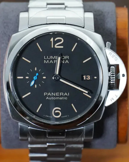 2021 Panerai Luminor Marina 1950 3 Days 42MM Black Dial Steel Bracelet (PAM00722)
