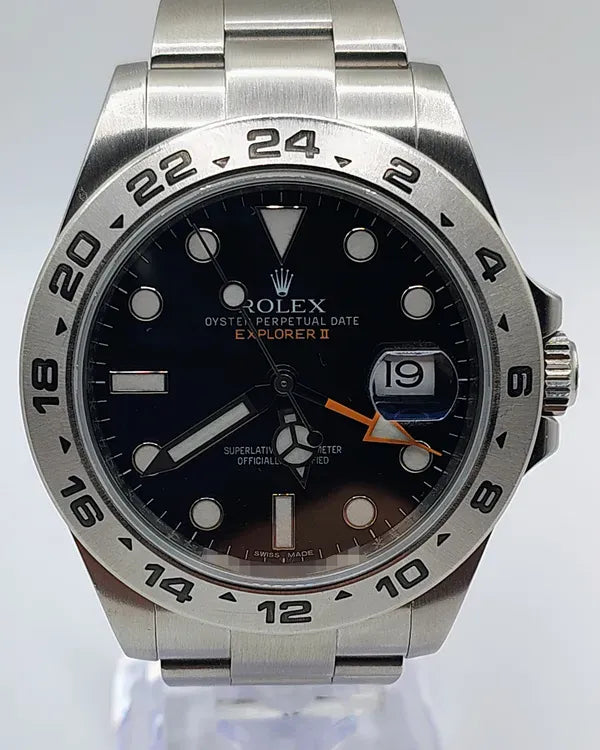 Rolex Explorer II 42MM Black Dial Oyster Bracelet (216570)