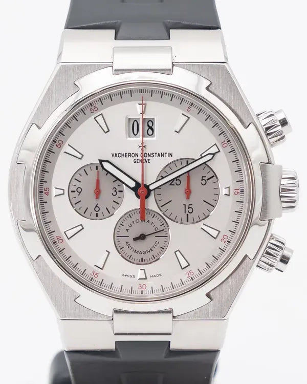2017 Vacheron Constantin Overseas Chronograph L.E. 42MM Silver Dial Rubber Strap (49150/000A-9017)