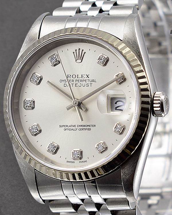 1999 Rolex Datejust 36MM Silver Dial Jubilee Bracelet (16234)