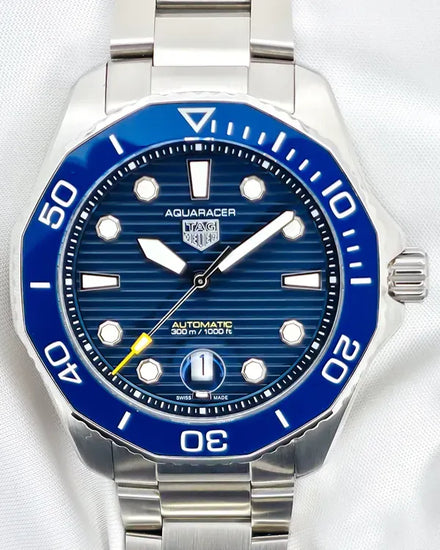 Tag Heuer Aquaracer 300M 43MM Blue Dial Steel Bracelet (WBP201B.BA0632)