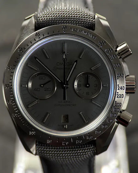 2024 Omega Speedmaster Dark Side of the Moon "Black Black" 44.25MM Black Dial Textile Strap (311.92.44.51.01.005)
