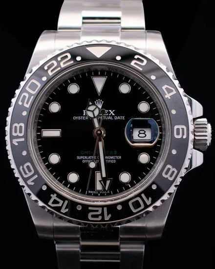 2014 Rolex GMT-Master II 40MM Black Dial Oyster Bracelet (116710LN)