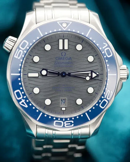 2023 Omega Seamaster Diver 300M 42MM Grey Dial Steel Bracelet (210.30.42.20.06.001)