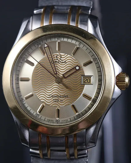 Omega Seamaster 36MM Quartz Champagne Dial Two-Tone Bracelet (2311.11.00)