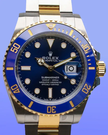 2025 Rolex Submariner Date "Bluesy" 41MM Blue Dial Two-Tone Oyster Bracelet (126613LB)