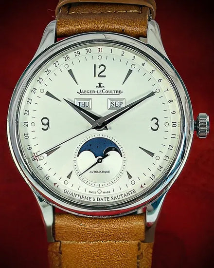2021 Jaeger-LeCoultre Master Calendar 40MM Silver Dial Leather Strap (Q4148420)