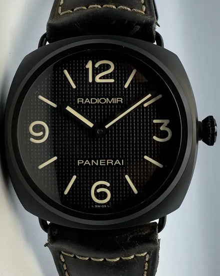 Panerai Radiomir "Black Seal" 45MM Black Dial Leather Strap (PAM00643)
